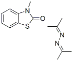 3-methyl-2-benzothiazolinone acetone azine Struktur