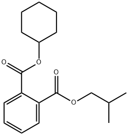 Phthalic acid 1-cyclohexyl 2-isobutyl ester Struktur