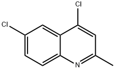 4,6-DICHLORO-2-METHYLQUINOLINE Struktur