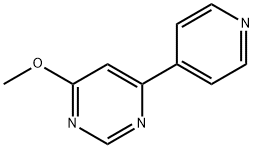 4-methoxy-6-(pyridin-4-yl)pyrimidine Struktur