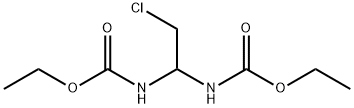 N,N'-(2-Chloroethylidene)biscarbamic acid diethyl ester Struktur