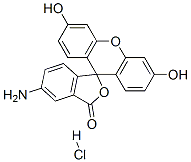 Fluoresceinamine Hydrochloride Isomer 1 Struktur