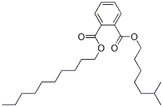 decyl isooctyl phthalate Struktur