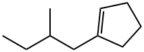 1-(2-Methylbutyl)cyclopentene Struktur