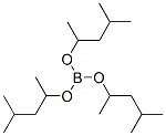 Boric acid tris(1,3-dimethylbutyl) ester Struktur