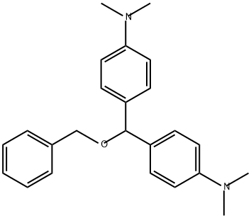 4,4'-Benzyloxymethylenebis(N,N-dimethylbenzenamine) Struktur