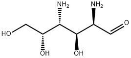 2,4-Diamino-2,4-dideoxy-D-galactose Struktur