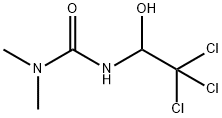 1,1-dimethyl-3-(2,2,2-trichloro-1-hydroxy-ethyl)urea Struktur