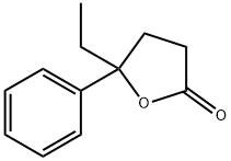 GAMMA-ETHYL-GAMMA-PHENYL-BUTYROLACTONE Structure