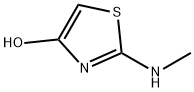 4-Thiazolol,  2-(methylamino)- Struktur