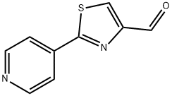 2-(pyridin-4-yl)thiazole-4-carbaldehyde Struktur