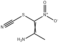 Thiocyanic  acid,  2-amino-1-nitro-1-propenyl  ester  (9CI) Struktur