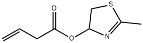 3-Butenoicacid,4,5-dihydro-2-methyl-4-thiazolylester(9CI) Struktur