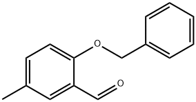 5-METHYL-2-(PHENYLMETHOXY)BENZALDEHYDE Struktur