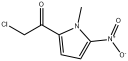 Ethanone, 2-chloro-1-(1-methyl-5-nitro-1H-pyrrol-yl)- (9CI) Struktur