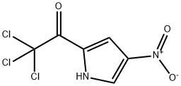 2,2,2-三氯-1-(4-硝基-1H-吡咯-2-基)-乙酮, 53391-50-7, 結(jié)構(gòu)式