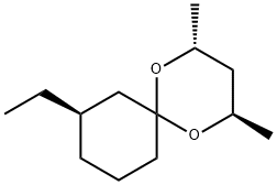 1,5-Dioxaspiro[5.5]undecane,8-ethyl-2,4-dimethyl-,(2R,4R,8R)-(9CI) Struktur