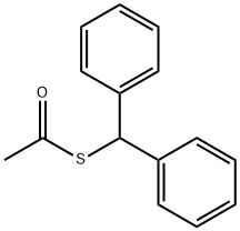 DIPHENYLMETHANETHIOL ACETATE  98 Struktur