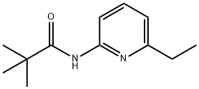 Propanamide, N-(6-ethyl-2-pyridinyl)-2,2-dimethyl- (9CI) Struktur