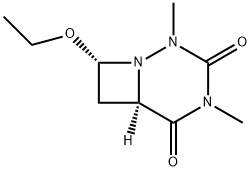 1,2,4-Triazabicyclo[4.2.0]octane-3,5-dione,8-ethoxy-2,4-dimethyl-,cis-(9CI) Struktur