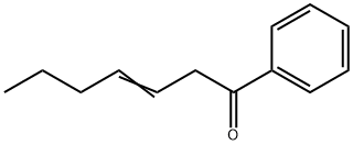 (E)-1-PHENYL-HEPT-3-EN-1-ONE Struktur