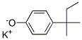 potassium 4-(1,1-dimethylpropyl)phenolate  Struktur