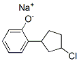 4-Chloro-cyclopentylphenol, sodium salt Struktur