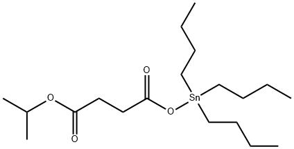 isopropyl 4-oxo-4-[(tributylstannyl)oxy]butyrate Struktur