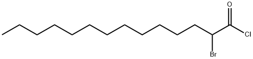 2-Bromotetradecanoic acid chloride Struktur