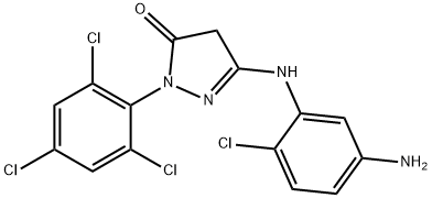 1-(2,4,6-Trichlorophenyl)-3-(5-amino-2-chloroanilino)-5-pyrazolone