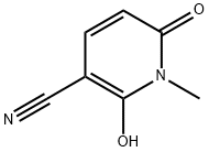 1,6-dihydro-2-hydroxy-1-methyl-6-oxonicotinonitrile Struktur