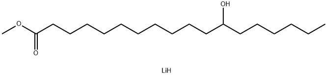 lithium methyl 12-oxidooctadecanoate Struktur