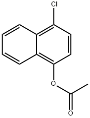 4-Chloro-1-naphthol acetate Struktur