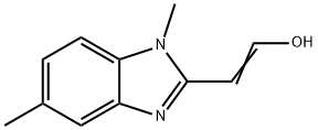 Ethenol, 2-(1,5-dimethyl-1H-benzimidazol-2-yl)- (9CI) Struktur