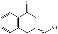 1(2H)-Naphthalenone,3,4-dihydro-3-(hydroxymethyl)-,(3R)-(9CI) Struktur