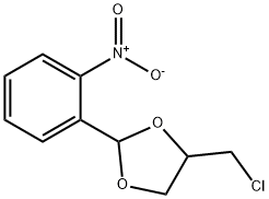 4-Chloromethyl-2-(2-nitrophenyl)-1,3-dioxolane Struktur