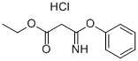 ETHYL 3-IMINO-3-PHENOXYPROPANOATE HYDROCHLORIDE Struktur