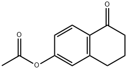 5-oxo-5,6,7,8-tetrahydronaphthalen-2-yl acetate Struktur