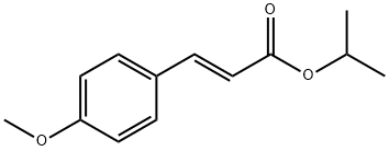 isopropyl (E)-p-methoxycinnamate Struktur