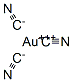 gold tricyanide  Struktur