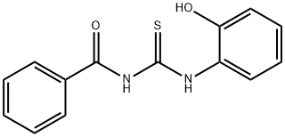 1-ベンゾイル-3-(o-ヒドロキシフェニル)チオ尿素 化學(xué)構(gòu)造式