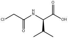 N-(2-Chloroacetyl)-D-valine Struktur