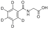 N-BENZOYL-D5-GLYCINE Struktur