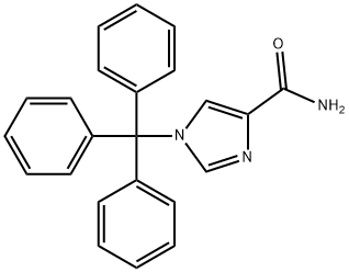 1-trityl-1H-iMidazole-4-carboxaMide Struktur