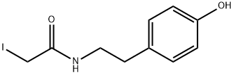 N-iodoacetyltyramine Struktur