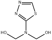 2-[N,N-Bis(hydroxymethyl)amino]-1,3,4-thiadiazole Struktur