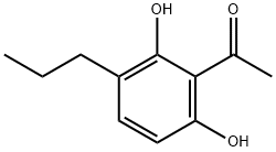 1-(2,6-DIHYDROXY-3-PROPYLPHENYL)ETHAN-1-ONE Struktur