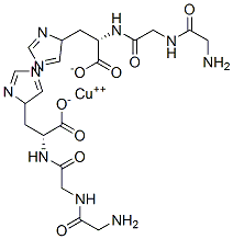 copper-glycyl-glycyl-histidine Struktur