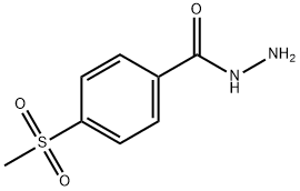 4-(methylsulfonyl)benzohydrazide Struktur