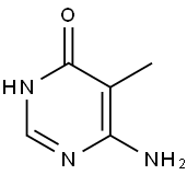 4(1H)-Pyrimidinone, 6-amino-5-methyl- (9CI) Struktur